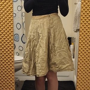 Khaki skirt